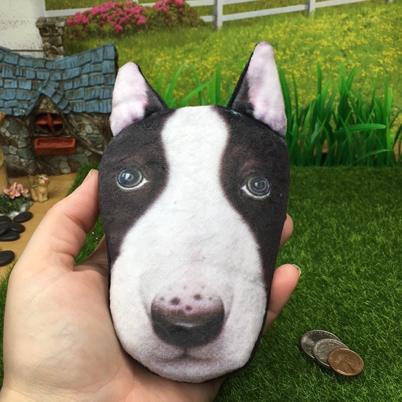 Bull Terrier Dog Coin Purse - Picture 6 of 8